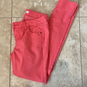 Love fire size 7 skinny pants coral color